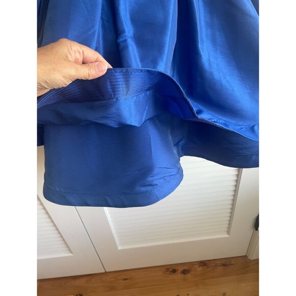 Teeze Me Black & Blue Fit and Flare Party Dress Size 9 NWT Cocktail Prom - Picture 2 of 12